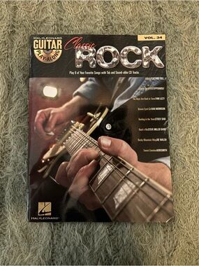 Hal Leonard Classic Rock Guitar Play-Along Vol. 34